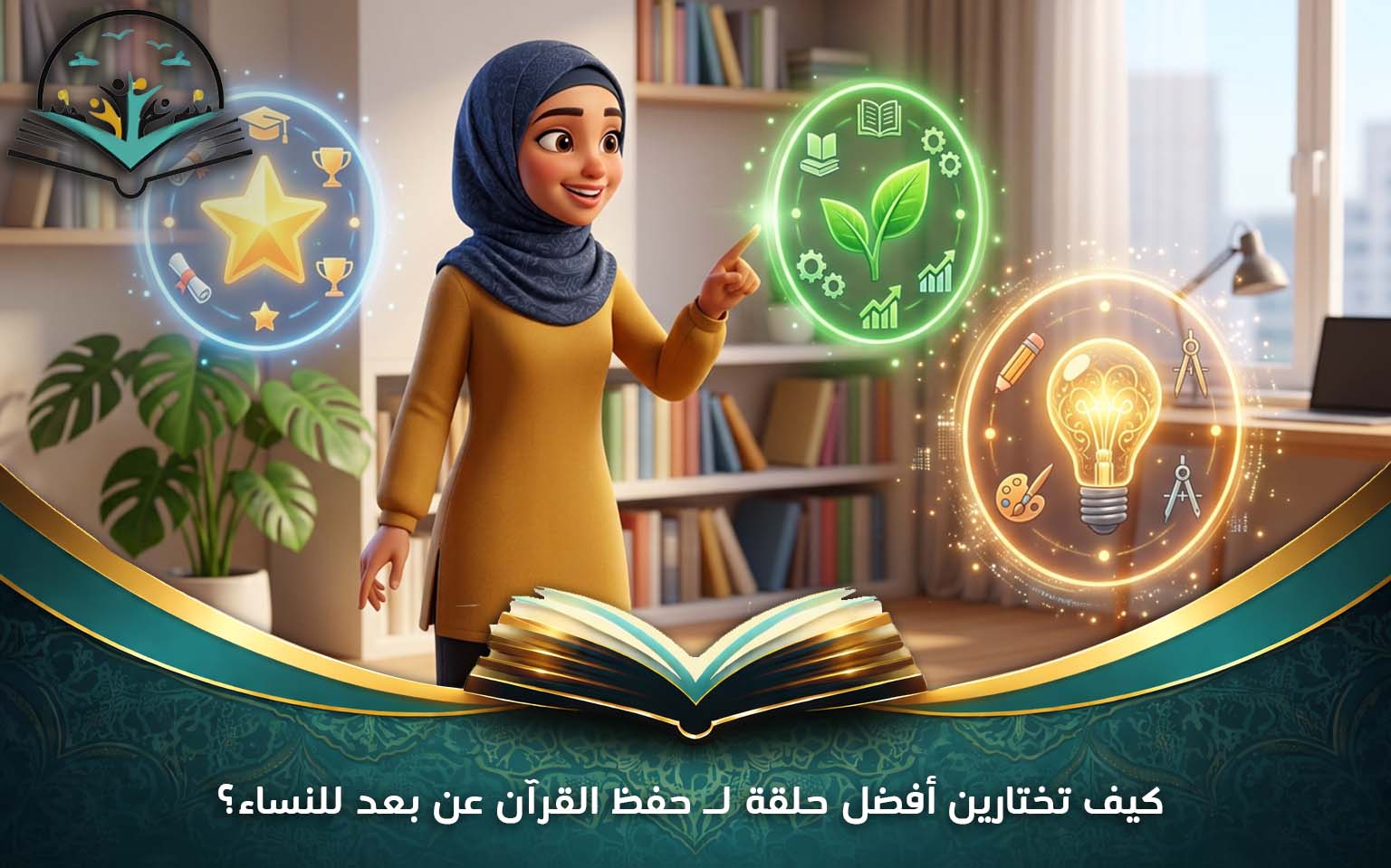 كيف تختارين أفضل حلقة لـ حفظ القرآن عن بعد للنساء؟